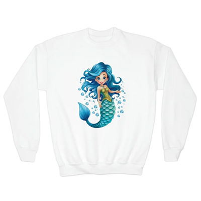 Mermaid Sweatshirt For Kids