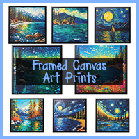 Framed Canvas Art Prints @ TahoeDigitalDreams