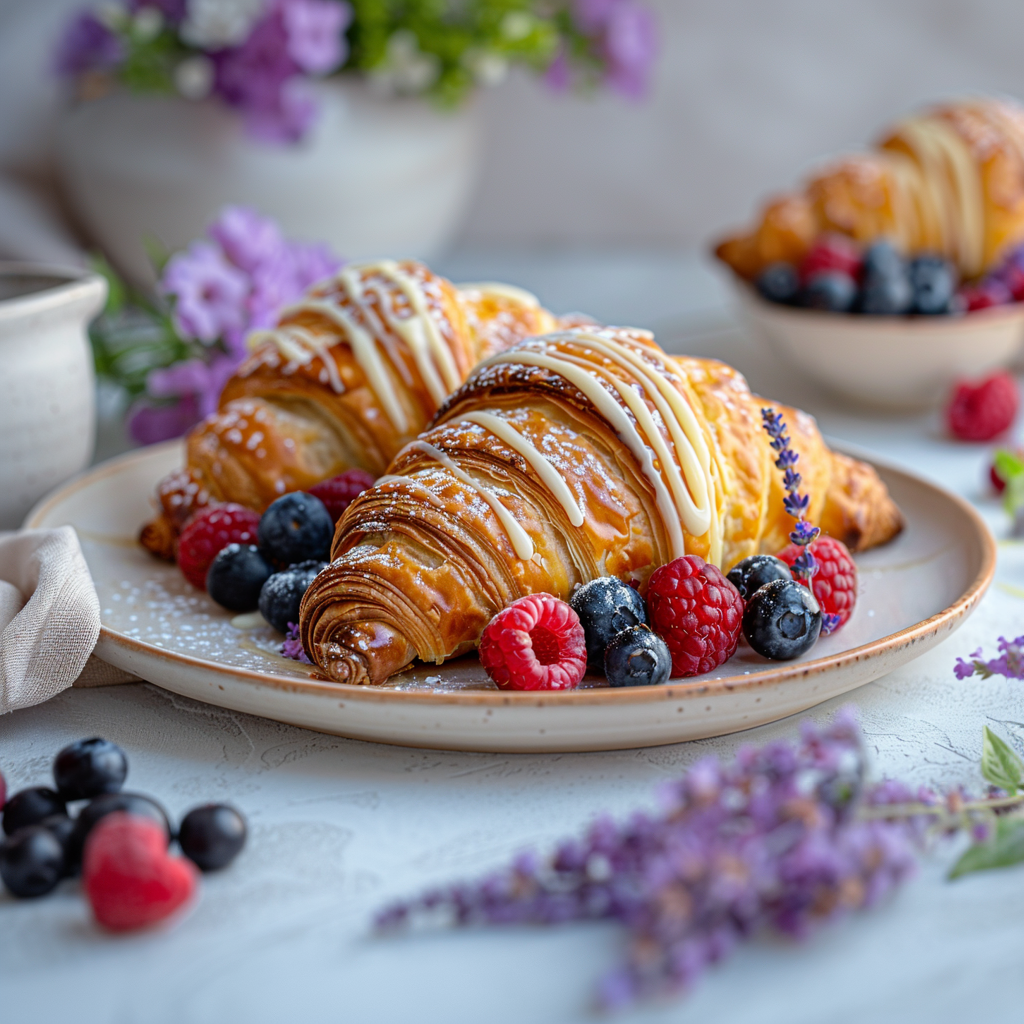 Artisan pastry display at Blue Altitude Bakery and Deli