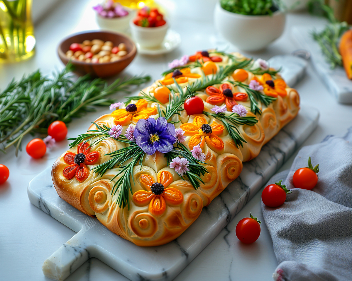 Spring Garden Focaccia