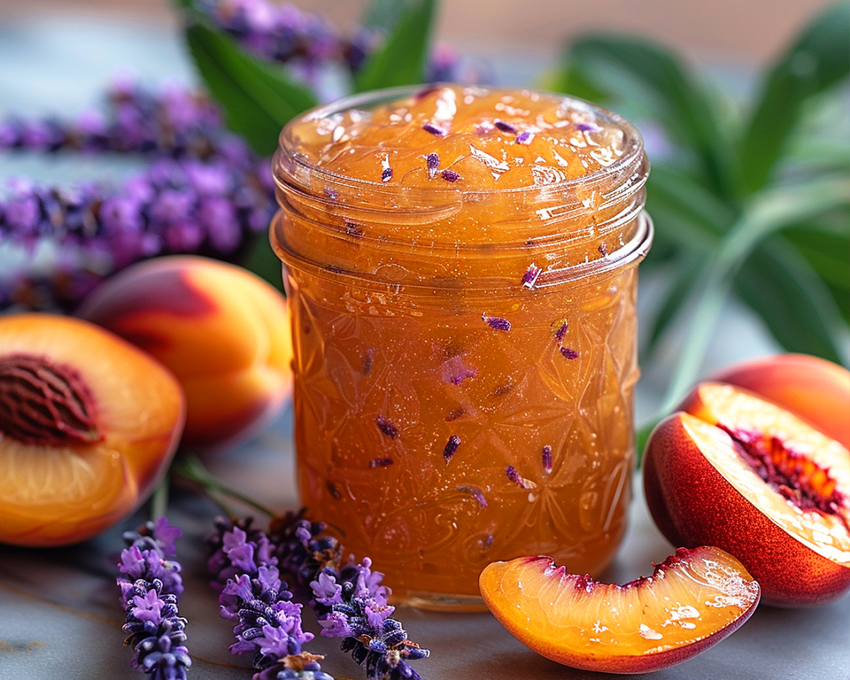 Peach Lavender Preserves