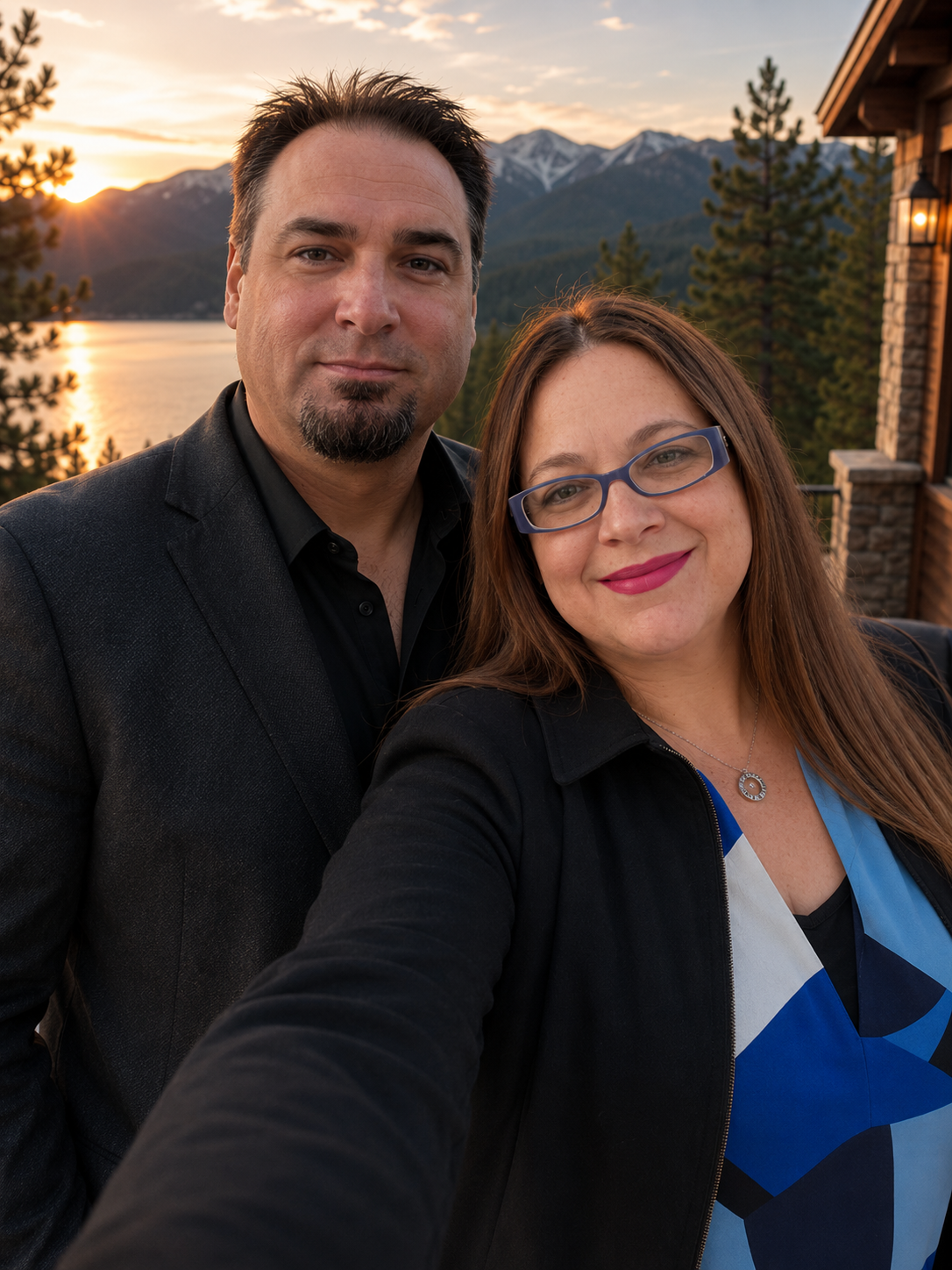 Jason Williams and Georgia Novotny, husband and wife estate oversight team