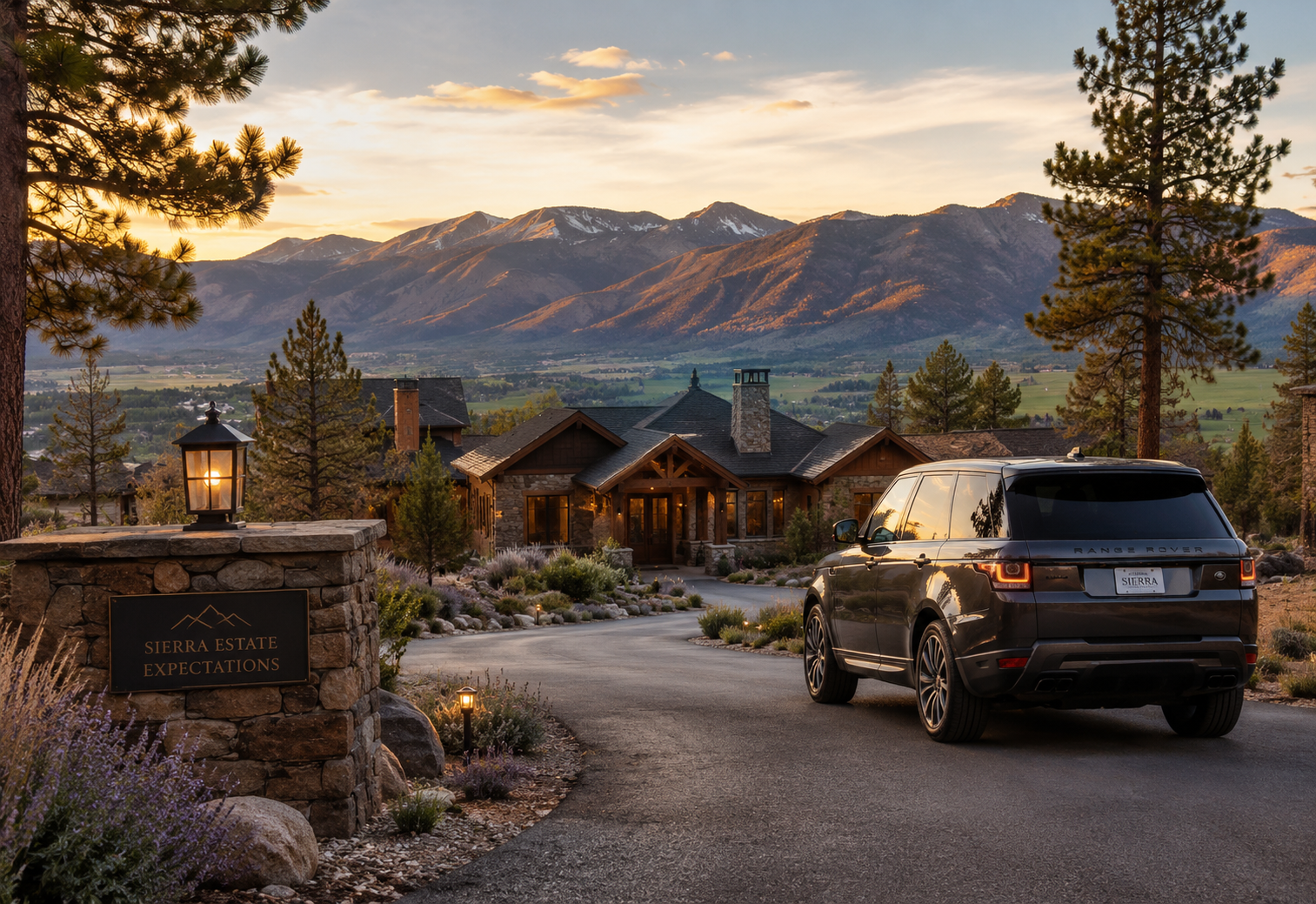 Outdoor lifestyle and private property setting